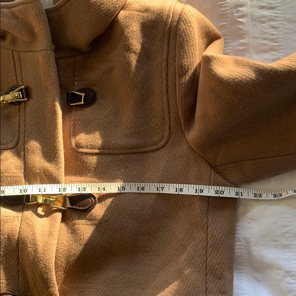 Cole Haan partial wool faux fur lined hood jacket - Picture 11 of 16